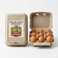 Pasture raised brown eggs