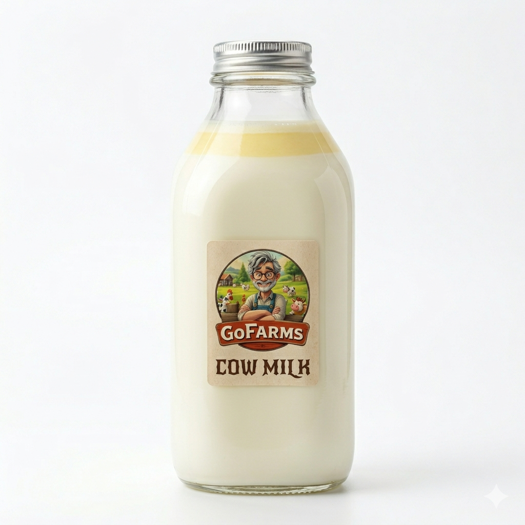 Milk pasteurized (not homogenized - creamline)