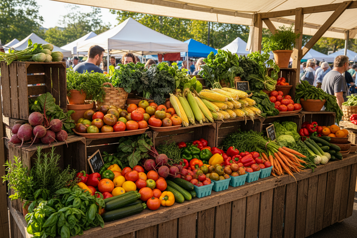 Fresh Veggies First Step to Healthy Living